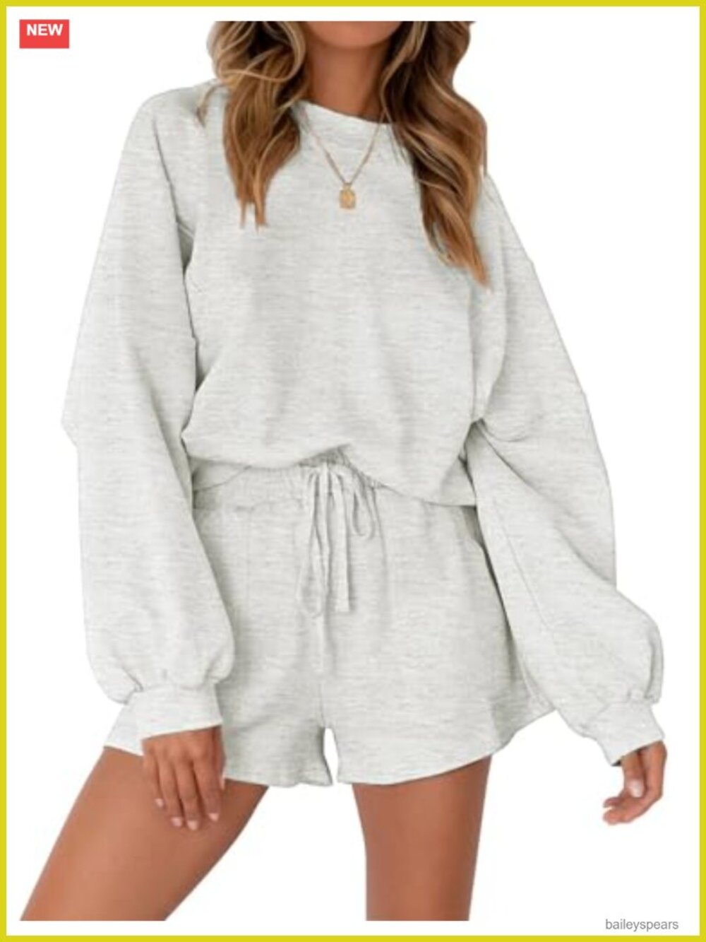 MEROKEETY Women's 2 Piece Lounge Set Batwing Sleeve Top & High Waist Shorts